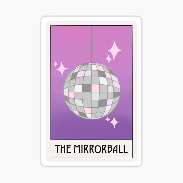 The Mirrorball Tarot Card Sticker
