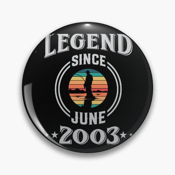 Item preview, Legend Since June 2003 Fishing birthday designed and sold by Gerald Waters.