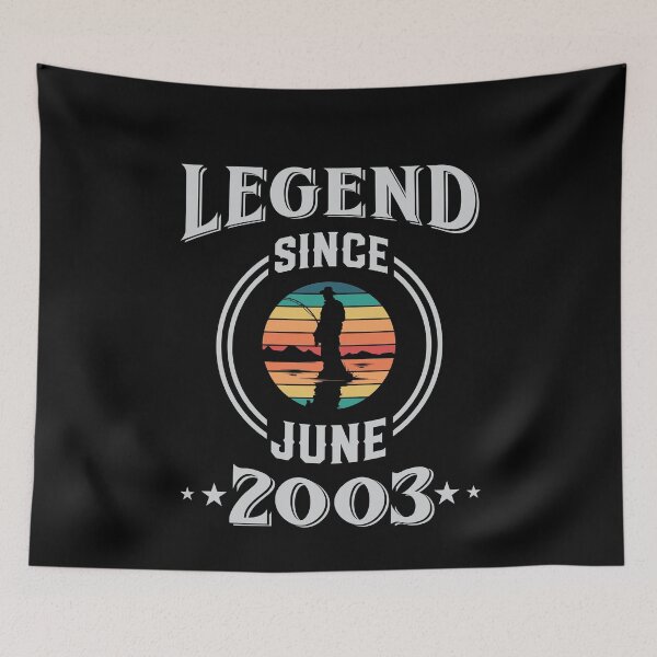 Item preview, Legend Since June 2003 Fishing birthday designed and sold by Gerald Waters.