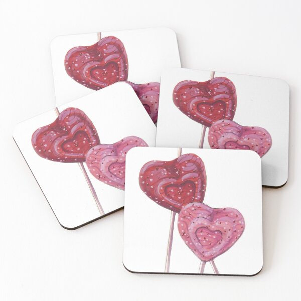 Item preview, Happy Valentines Day Heart Cake Pops designed and sold by Lionheart Graphics.