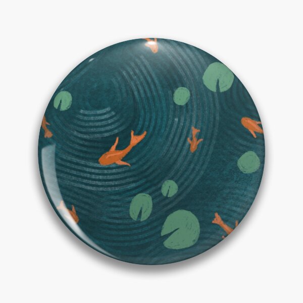 Item preview, Musical Fish Pond Print designed and sold by michaelaenglish.