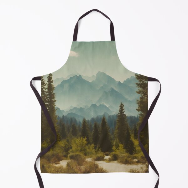 Item preview, Vintage Landscape of Mountains with the Forest designed and sold by JacobVisuals.