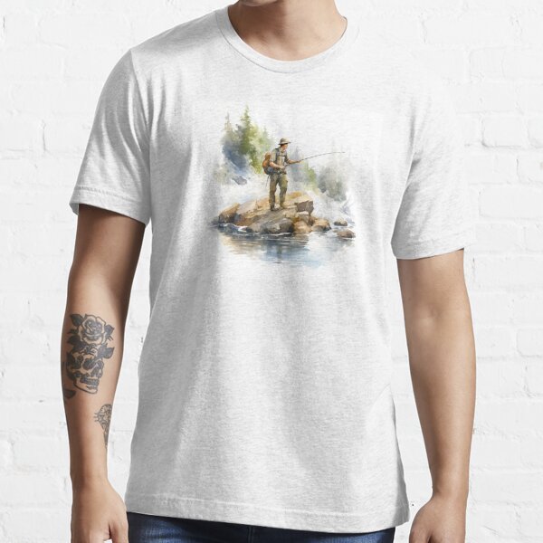 Vintage Trout fishing - Tenkara fishing  Essential T-Shirt for