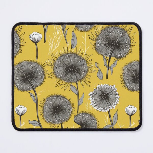 Item preview, Dandelions on a yellow background - pattern designed and sold by ttecja.