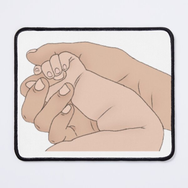 Item preview, Mom holding baby's hand designed and sold by Artistkhg.