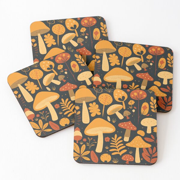 Item preview, Lovely Mushrooms Patterns designed and sold by Amir Faysal.