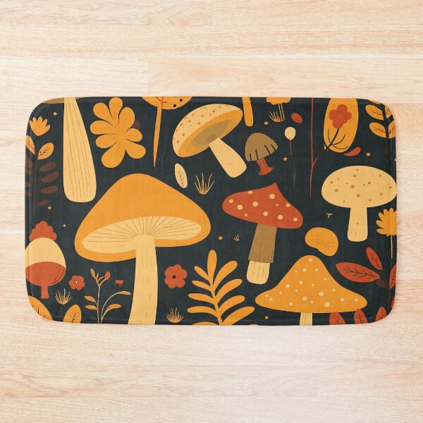 Item preview, Lovely Mushrooms Patterns designed and sold by Amir Faysal.