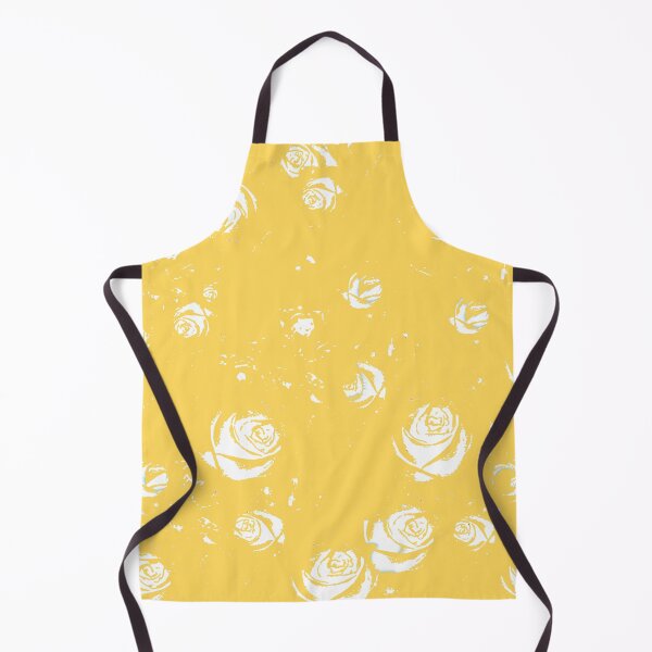 Item preview, ABSTRACT WHITE ROSE GARDEN GOLDEN COLOR ART designed and sold by sharlesart.