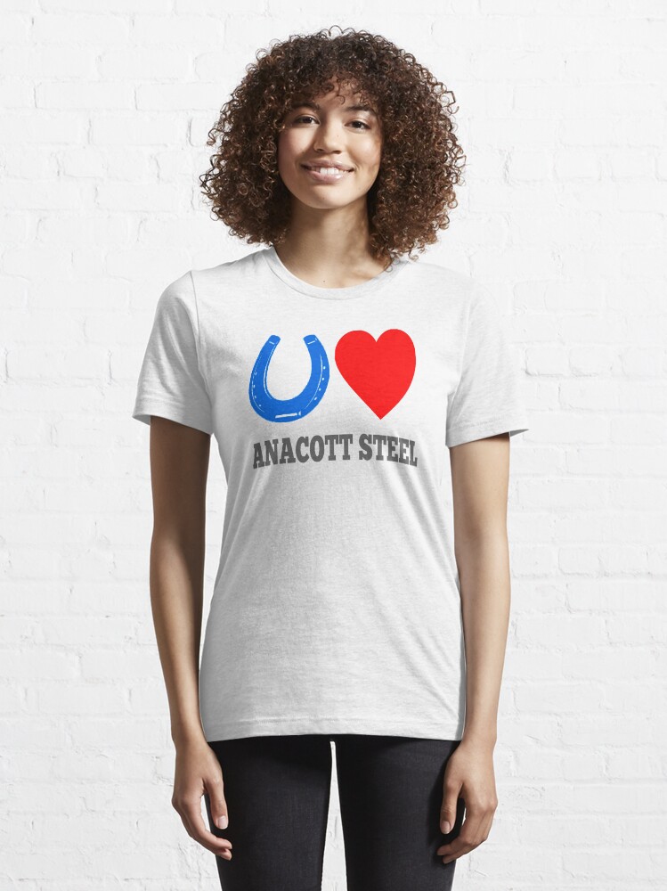 "Blue Horseshoe Loves Anacott Steel Wall Street Movie Quote" Tshirt