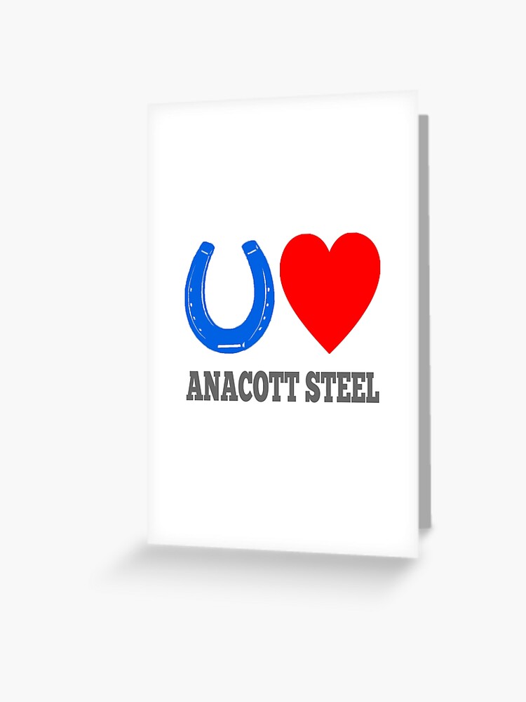 Blue Horseshoe Loves Anacott Steel - Wall Street Movie Quote" Greeting Card By Everything-Shop | Redbubble
