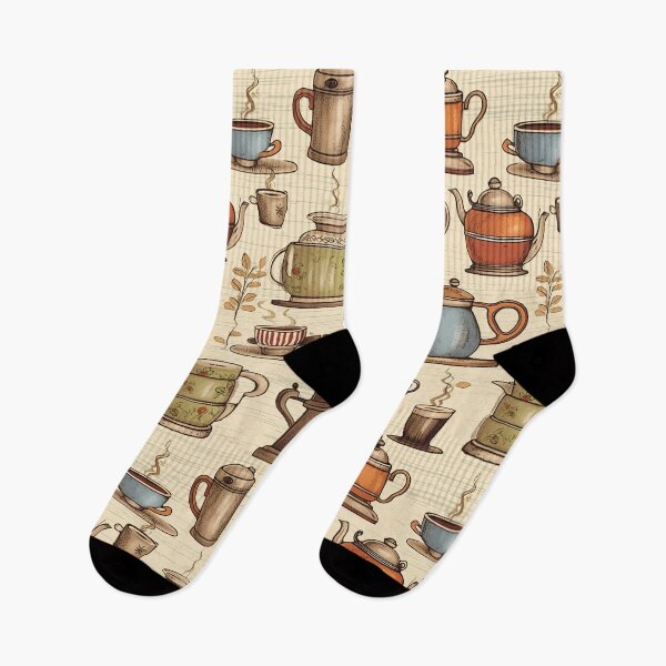 Item preview, Nostalgic Brew: Vintage Coffee Pattern designed and sold by Juuskus.