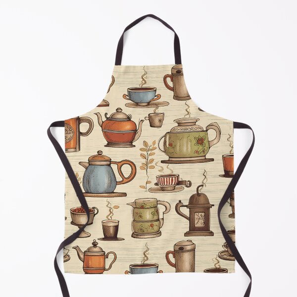 Item preview, Nostalgic Brew: Vintage Coffee Pattern designed and sold by Juuskus.