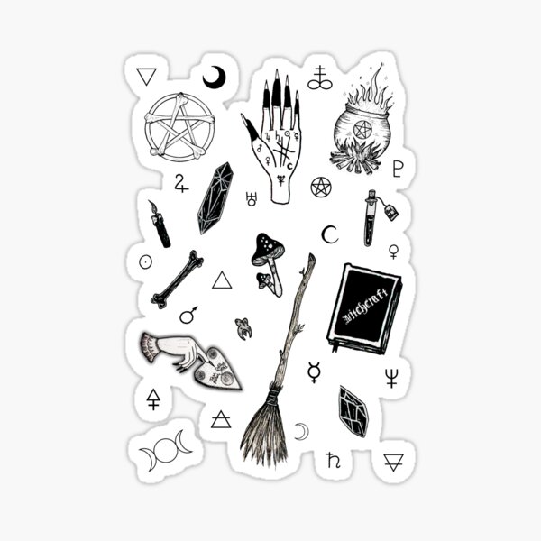 Witchy Bunny Sticker Pack Pastel Witch Stickers Wiccan Stickers