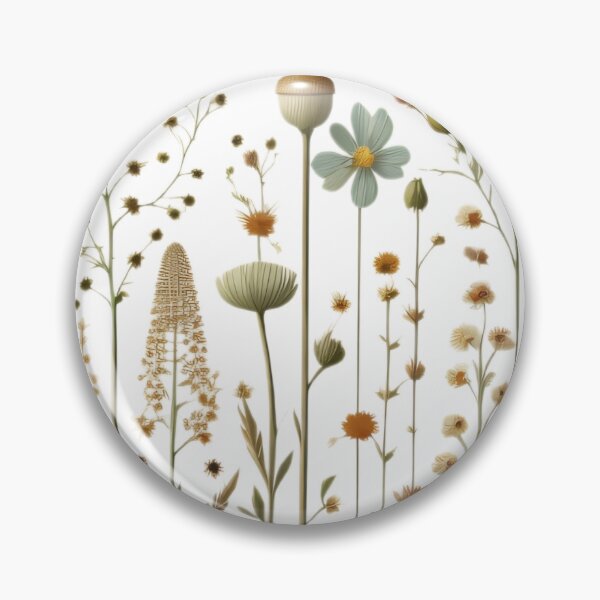 Artikelvorschau, Vintage Pressed Flowers | Botanical Art | Romantic Floral Design entworfen und verkauft von FridayArtStudio.