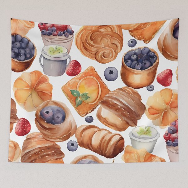 Item preview, Contemporary Pattern : Pastries and Fruit designed and sold by MTJ-Mushrooms.