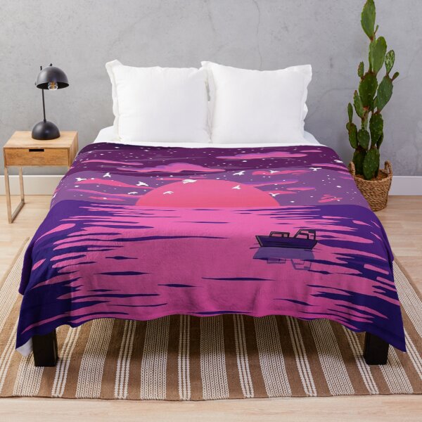 Item preview, Serenity - Pink Ocean designed and sold by Lofi-Universe.