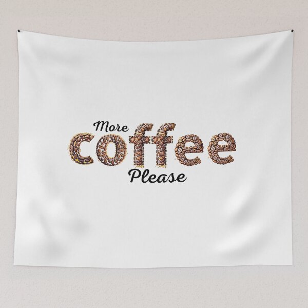 Item preview, More Coffee Please designed and sold by Skull Rhiz.