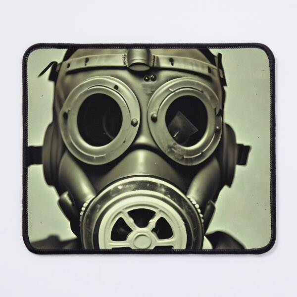 Item preview, Gas Mask - Tin Type designed and sold by ZenEverAI.