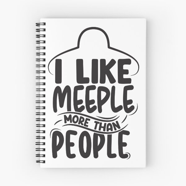 Item preview, I Like Meeple More than People Board Game Lover designed and sold by BeamGeeks.