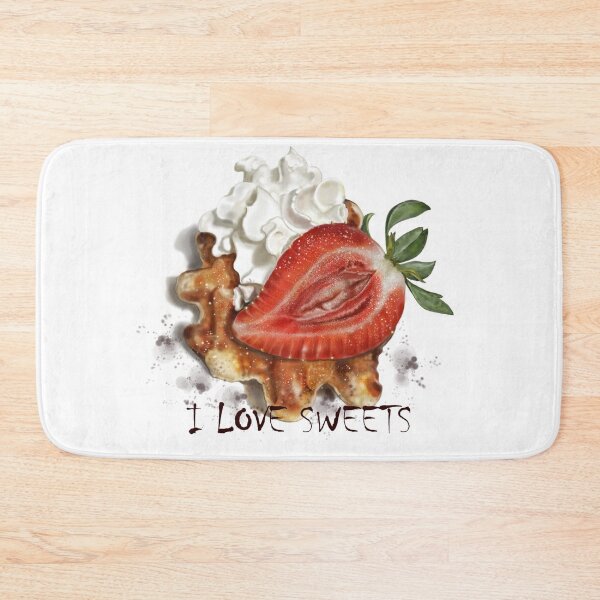 Item preview, Copie de Waffle with cream and strawberries designed and sold by bonjourmadame4.