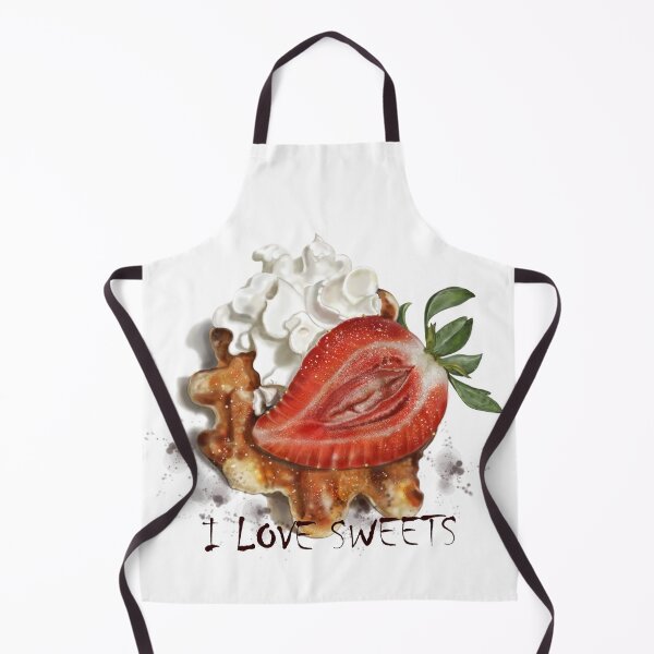 Item preview, Copie de Waffle with cream and strawberries designed and sold by bonjourmadame4.