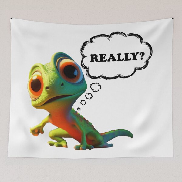 Item preview, Small Gekon say "Really? designed and sold by Krisekk.