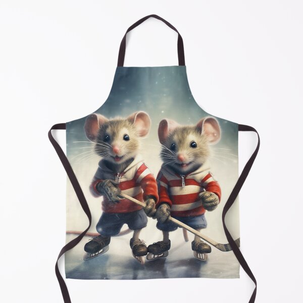 Item preview, Ice Hockey Mice: Playful Mice on Ice designed and sold by LukeAiWalker.