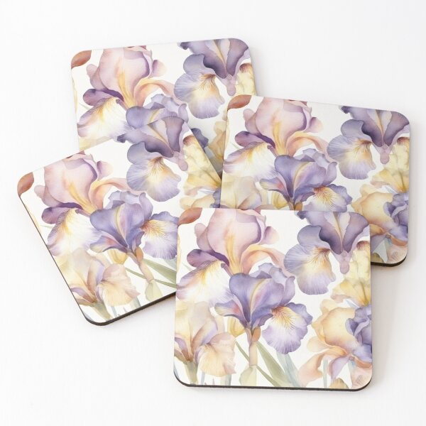 Item preview, Purple Irises designed and sold by TattedHart.