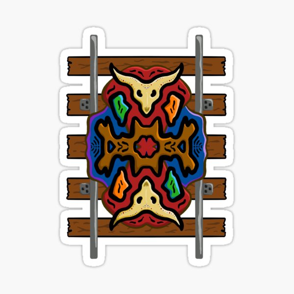 Western Style Symmetry Sticker