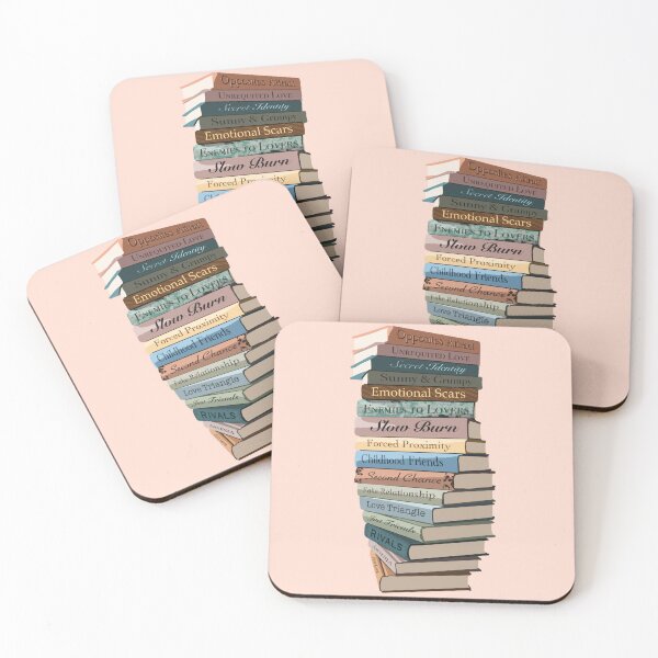 Item preview, Book Stack of Romance Novel Tropes  designed and sold by KWZCreates.