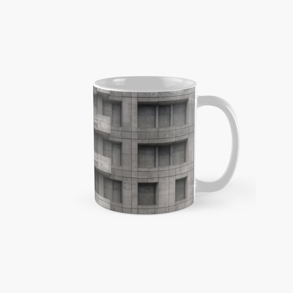 Artikel-Vorschau von  2D-Fassade eines grauen Gebäudes mit brutalistischer Architektur, designt und verkauft von afikreative.