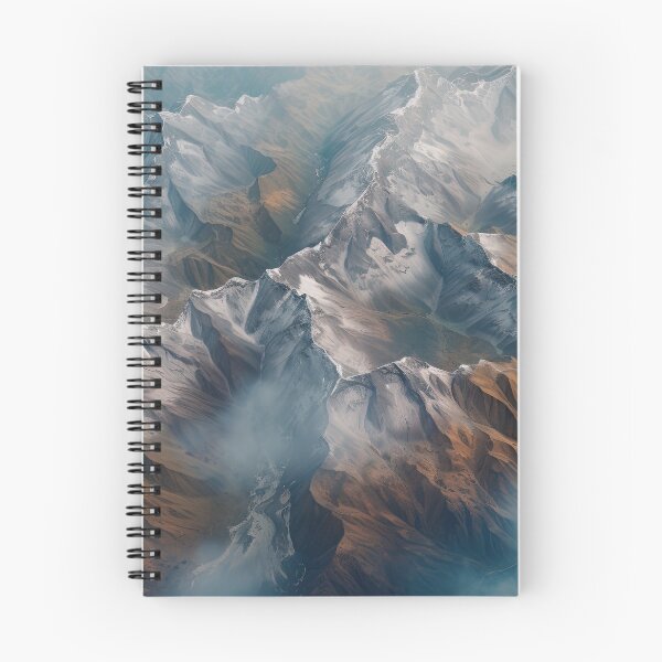 Item preview, Aerial wide angle shot flying over mountain landscape at day designed and sold by afikreative.