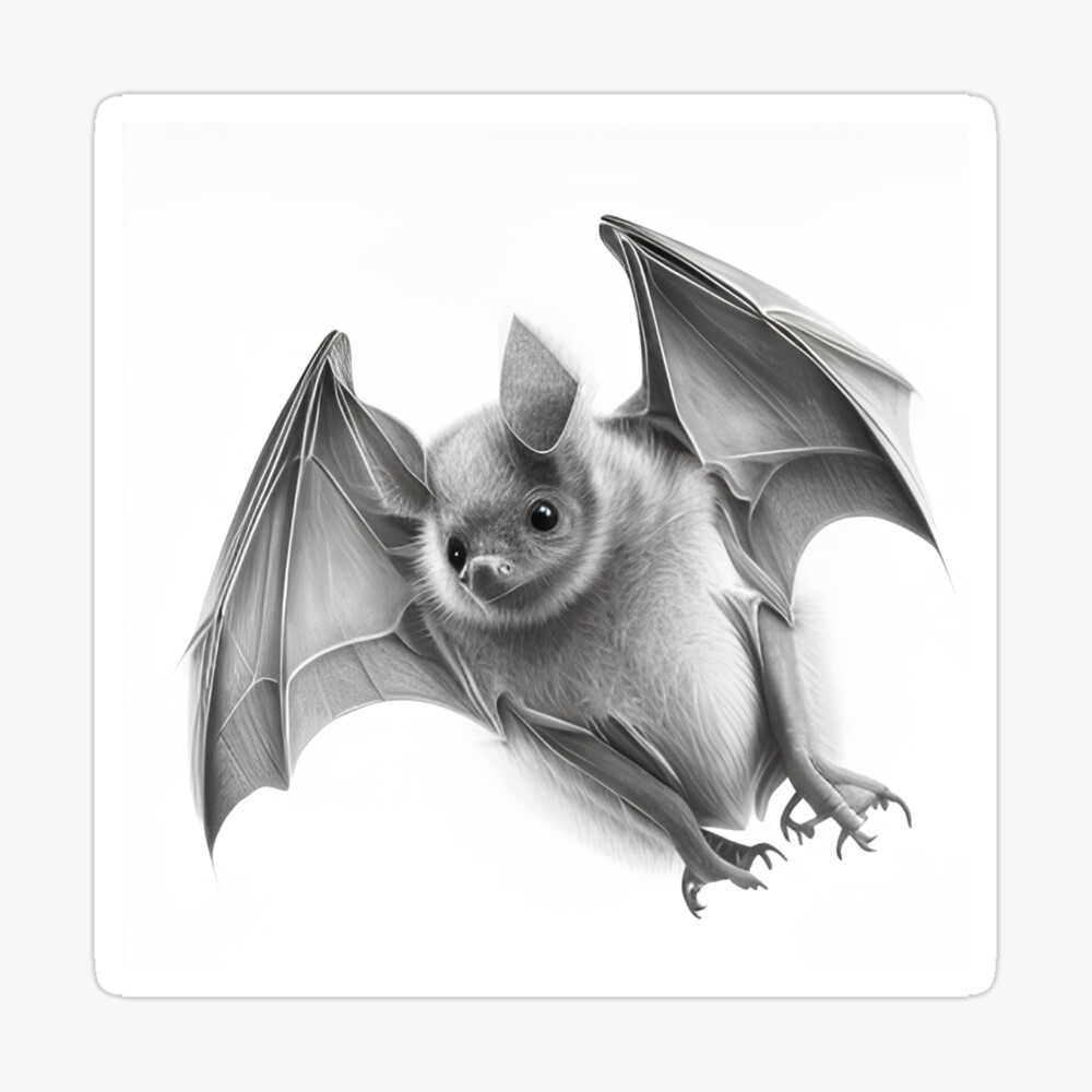 How to Draw a Vampire Bat | HB Pencil Drawing - YouTube