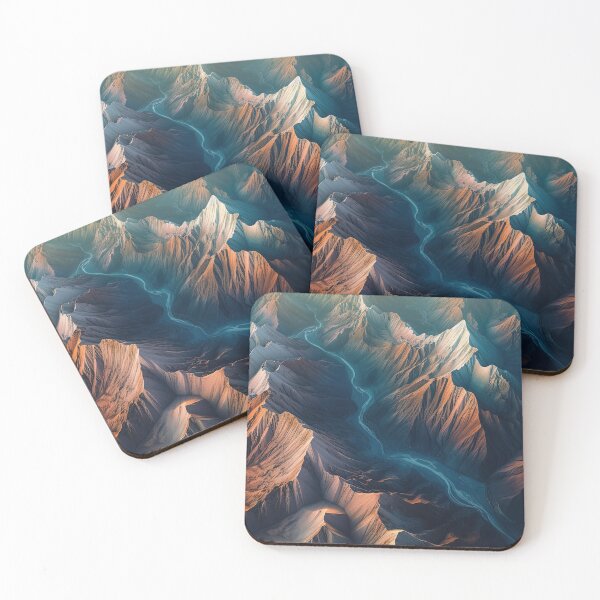 Item preview, Aerial drone shot flying over mountain at day designed and sold by afikreative.
