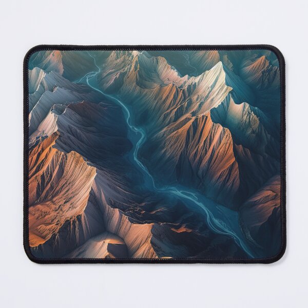 Item preview, Aerial drone shot flying over mountain at day designed and sold by afikreative.