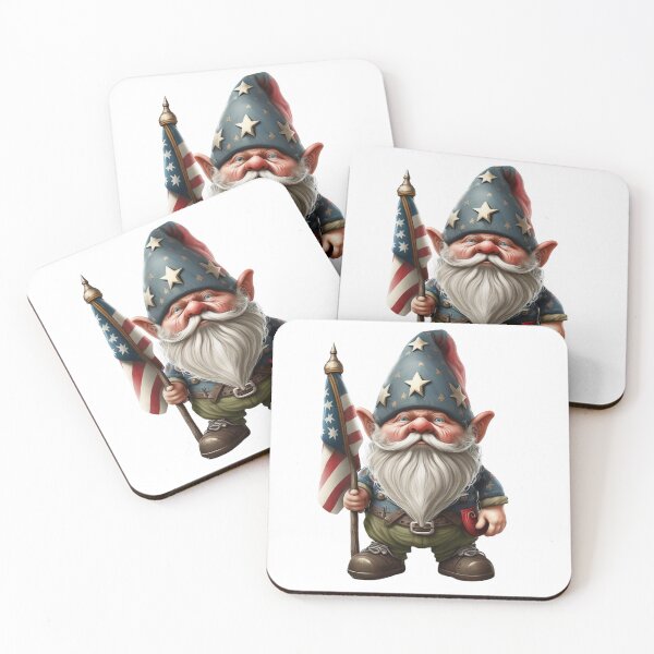 Item preview, Patriotic Gnome Be Brave designed and sold by SaikoDesigns.