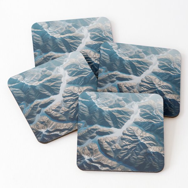 Item preview,  Aerial panoramic top down flying over mountain at day designed and sold by afikreative.