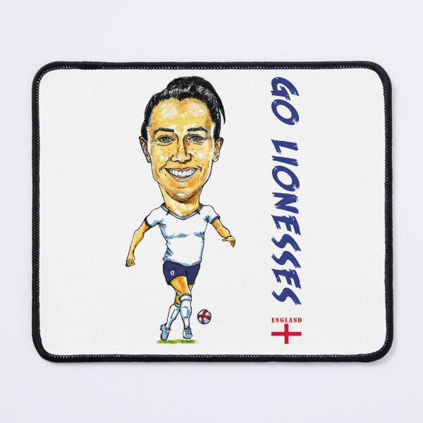 Item preview, Lucy Bronze - football player for England and Barcelona caricature designed and sold by dizzycatbiz.
