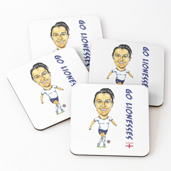 Item preview, Lucy Bronze - football player for England and Barcelona caricature designed and sold by dizzycatbiz.