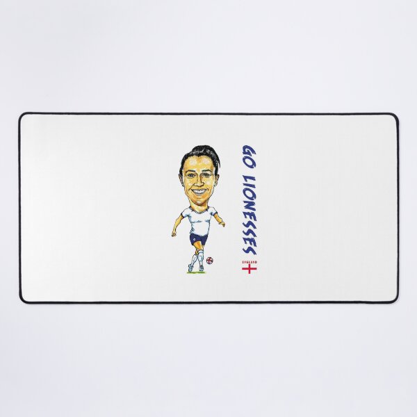 Item preview, Lucy Bronze - football player for England and Barcelona caricature designed and sold by dizzycatbiz.