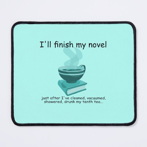 Item preview, Blue Finish My Novel designed and sold by Seabear211.