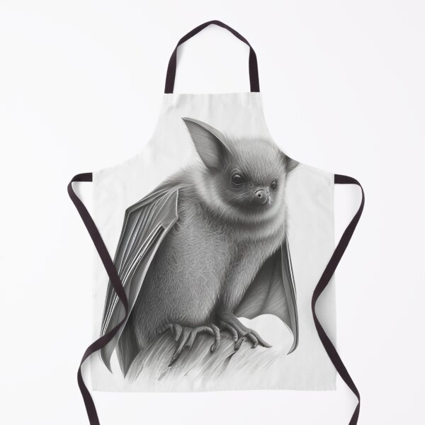 Item preview, Black and white pencil drawing of a Bat designed and sold by Pencil-Art.