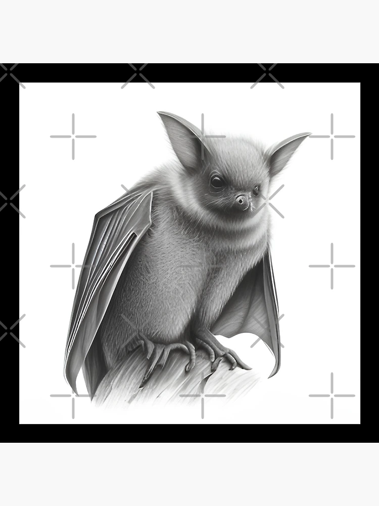 Bat sketch. Hand drawn illustration converted to vector | Bat sketch, Bat  art, Animal drawings sketches