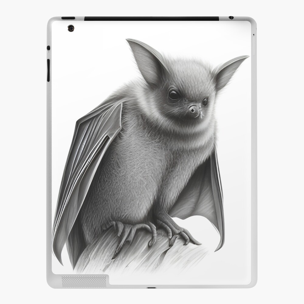 Screaming flying bat with extended wings, hand... - Stock Illustration  [74487850] - PIXTA