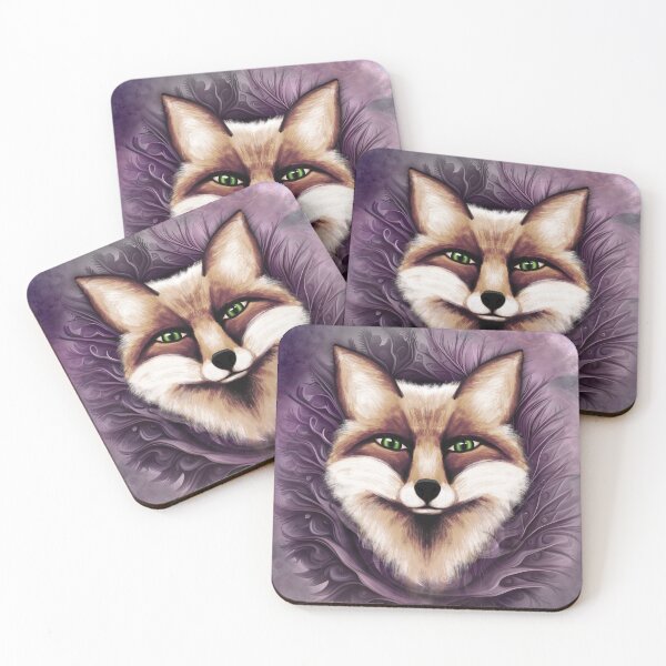 Item preview, Ethereal fox purple designed and sold by KetzDesign.