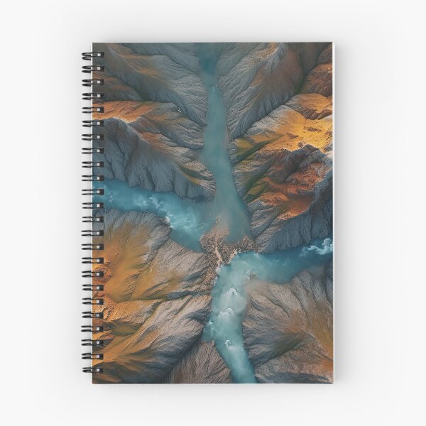 Item preview, Aerial wide angle drone top down shot flying over mountain at day designed and sold by afikreative.