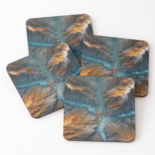 Item preview, Aerial wide angle drone top down shot flying over mountain at day designed and sold by afikreative.