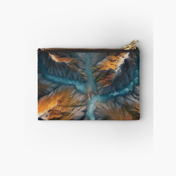 Item preview, Aerial wide angle drone top down shot flying over mountain at day designed and sold by afikreative.