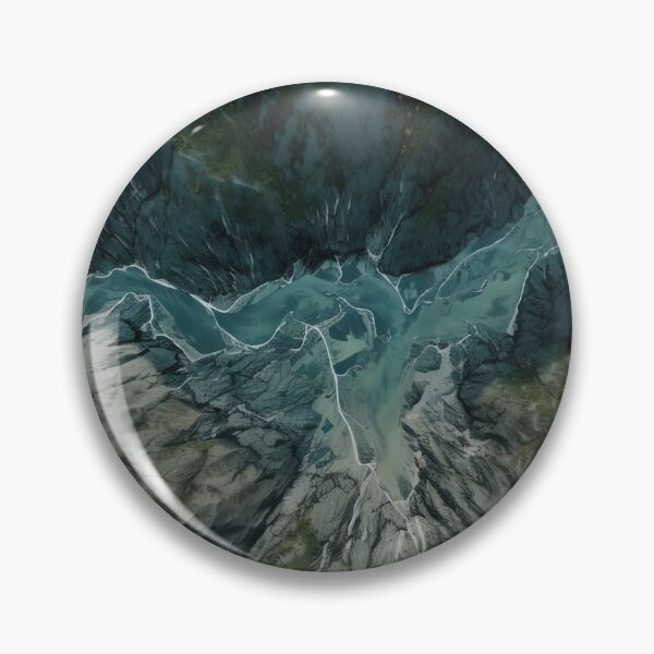 Item preview, Aerial wide angle drone top down shot flying over mountain at day designed and sold by afikreative.