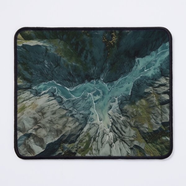 Item preview, Aerial wide angle drone top down shot flying over mountain at day designed and sold by afikreative.